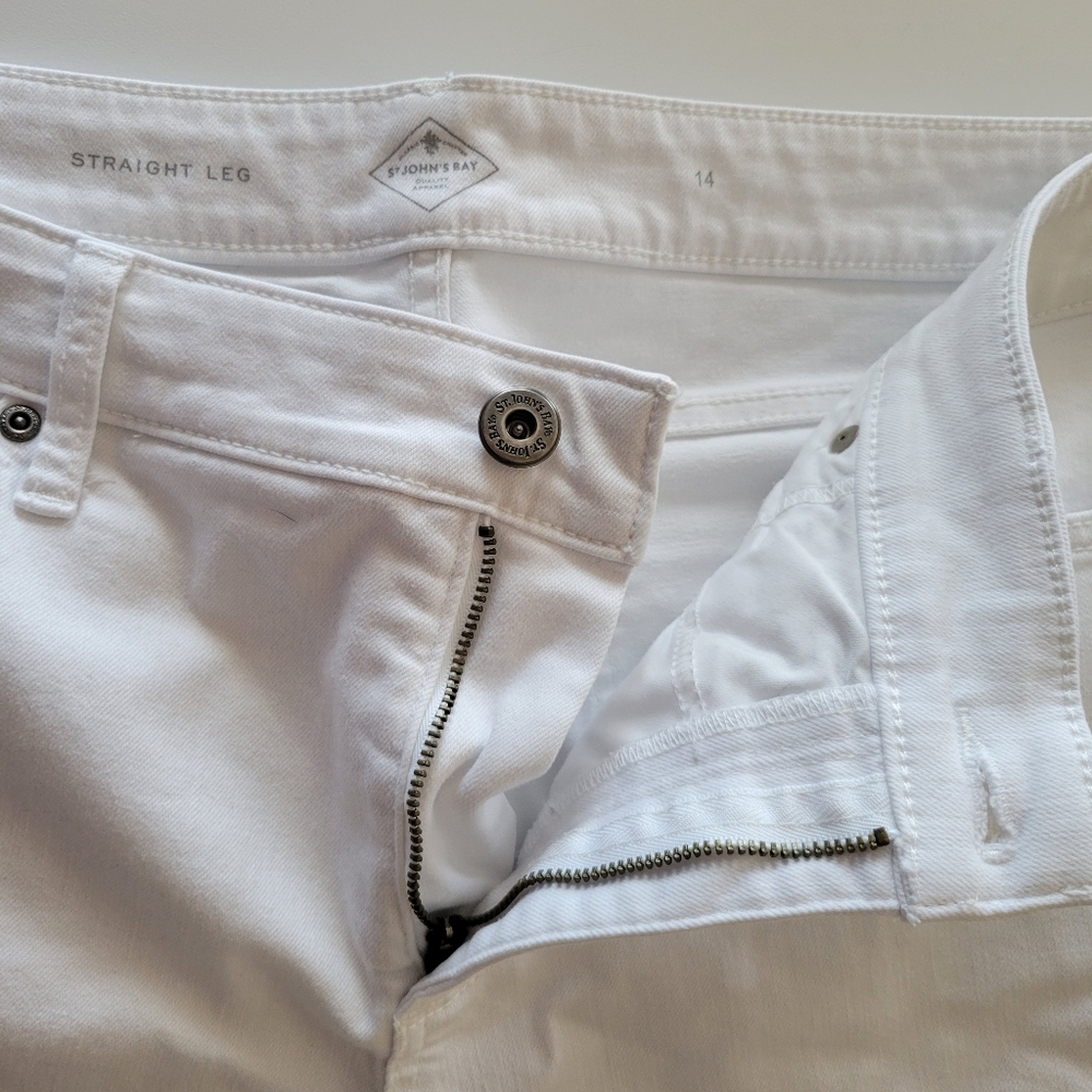 White jeans